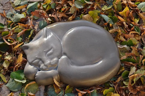 DIY Concrete Cat Stepping Stone Mold For Garden Path And Patio Yard Castings In Plaster Or Concrete Durable ABS Plastic Mold
