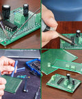 Prototype 72x30mm PCB Board With DIN Rail Mounting Carrier Housing Compatible With Arduino Kit soldered and assembled