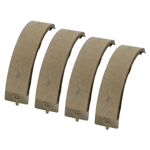 Brake Shoes For EZGO Golf Cart 1997 Up Medalist Gas And 2008 Up Steel Replacement Parts 4 Pack showing steel construction