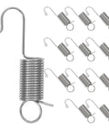 Top Notch 12-Piece Mini Stainless Steel Extension Springs Kit With Secure Hooks And Wire Pulling Clips For Quick Graphic Swaps On Display Boards Perfect For Shop Repairs And Tough Industrial Jobs With Durable Galvanized Metal For Maximum Stability, 12 springs