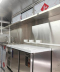 Kickstart Your Street Food Hustle With This Commercial Grade Mobile Food Truck Trailer Equipped With Full Stainless Steel Prep Areas.