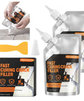 Tough As Nails Concrete Crack Filler And Waterproof Sealer For Driveways Patios And Garage Floors Heavy Duty Masonry Shield in a two pack.