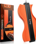 12 Inch Contour Gauge With Lock Profile Tool for woodworking, shown with box, highlighting dual scale and ABS plastic material.