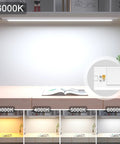 Plug In 24 Inch Under Cabinet Light Bar With Wave Sensor, Touchless Dimming, 1400 Lumen LED Strip, Color Tunable 2700K To 6500K