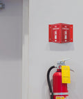 3D Fire Extinguisher Wall Sign With Projecting Design For Easy Emergency Visibility And Quick Access Indoor Durable OSHA Compliant Fire Safety Sign Measures Six By Eight By Four Inches For High Visibility And No Nonsense Reliability
