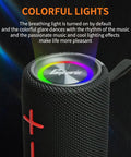 2 In 1 Magnetic Dual Splittable Bluetooth Speaker With IPX6 Waterproof Build And 20W Loud Stereo Sound showcasing colorful lights