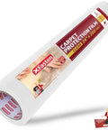 Carpet Protection Film Self Adhesive 24 Inch by 200 Feet 3 Mil Clear Sticky Carpet Protector roll for construction and renovation.