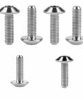 Titanium M6 Socket Head Cap Bolts Dome Head Screws 1.0 Pitch 12 15 20 25 30 35mm Pack Of 6