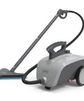 Straight Shooter Rolling Steam Cleaner With A Massive 1.5L Tank and 17 Nifty Attachments for zero chemical deep cleaning floors.