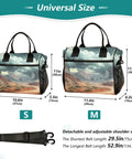 Desert Cloud Large Insulated Lunch Cooler Bag Leakproof Soft Cooler Tote For Women 18 Cans Grab And Go with size options.