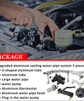 Heavy Duty Aluminum Cooling System Replacement Kit For Jaguar And Land Rover 2010 To 2020 3.0L 5.0L Engines shown in engine bay.