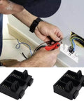 Hands Free Wire Soldering Holder for Welding Projects, Portable Soldering Fixture with adjustable clamps and guides shown in use.
