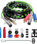 12 Ft 3 In 1 Air Line Kit For Semi Truck With Air Hoses And Power Line Gladhands Handles Holder Tender Spring Kit Seals And Clamps