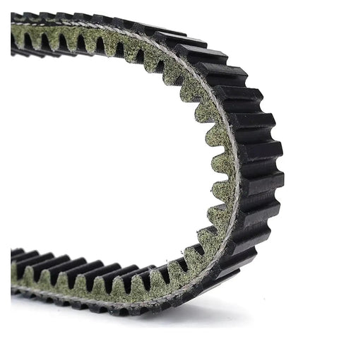 High Mileage V-Drive Transmission Motorcycle Belt Fit For Honda Forza 250 And NSS250, showing durable rubber with rugged teeth design.