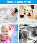 High Power 1500W Immersion Water Heater That Heats Five Gallons Fast In Minutes With A Stainless Steel Guard Cover And Easy Switch For Home Use No Fuss Quick Heat 120V Plug And Durable Build use for baths, pet wash, pool, dishwashing.