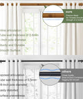 Comparison of Wood Boho Curtain Rods for Windows with heavy duty adjustable rustic finish and a cheaper alternative.