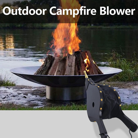 Start The Campfire And Keep It Burning Hot With These Dope Fire Pit Bellows And Wood Stove Blower Featuring Tough Leather And Heavy Duty Brass Gear For Camping Tailgates