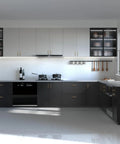 Modern kitchen with 20 Pack 3 Inch Center To Center Solid Heavy Duty Zinc Alloy Cabinet Handles In Champagne Bronze Arch Drawer Pulls