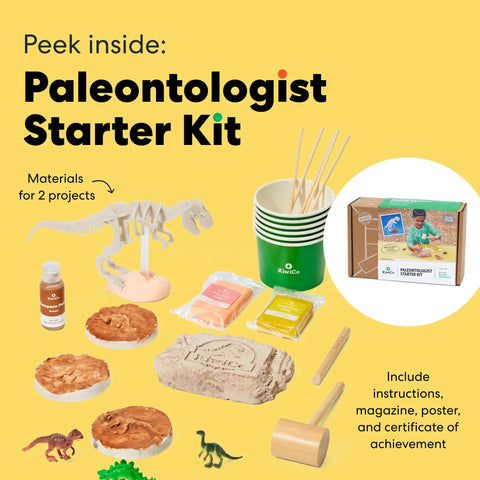 Science Explorer Gift Bundle For Kids 5-9: Geologist, Astronaut And Paleontologist Kits, Hands On STEM Projects, gift box contents
