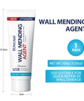 Spackle Wall Repair Kit For Drywall DIYers Fix Cracks Nail Holes Graffiti With Mending Agent Putty Scrapers Nozzle Extender And Sanding Sponge