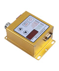 Variable Frequency Vibratory Feeder Controller For Industrial Feeding Lines, Digital Voltage Regulator 85-260V AC, gold aluminum housing