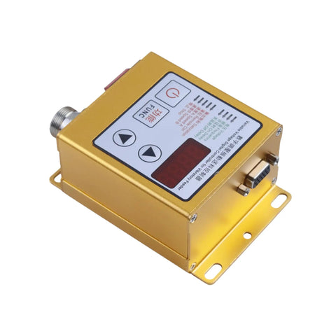 Variable Frequency Vibratory Feeder Controller For Industrial Feeding Lines, Digital Voltage Regulator 85-260V AC, gold aluminum housing