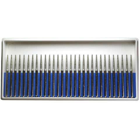 Diamond Burrs Set 30Pcs Industrial Grade 150 Grit Rotary Grindin Bits For Jewelry Glass Jade Stones Grout Die Steel