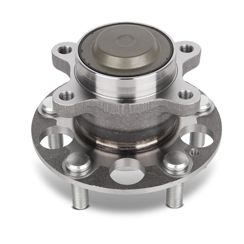 Front view of Rear Wheel Bearing And Hub Assembly For Honda Civic 2013 2014 2015 - 5 Lug With ABS - Fits EX EX-L Si DX SE