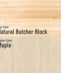 Heavy Duty Wooden Workbench With 12 Vertical Lockers And Four Premium Vise Stations Real Hardwood Top Garage Storage Setup Built Like A Tank For Serious Shop Grind Sessions natural butcher block top material and maple frame color