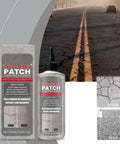 Concrete Crack Filler And Sealant For Driveways And Patios No Mess Waterproof Joint Repair With High Elasticity Expansion Formula 100ml Volume And Self Leveling Agent Weather Resistant Polymer Sealant For Pavement shown with packaging and before/after comparison.