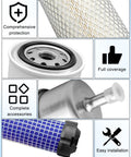 Kubota BX Series Tractor Filter Kit image showing comprehensive protection, full coverage, complete accessories, and easy installation.