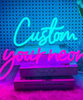 Custom pink LED neon sign for wall handmade decor with dimmer room glow neon light for bedroom inspirational light sign to boost vibes easy mount perfect birthday party gift