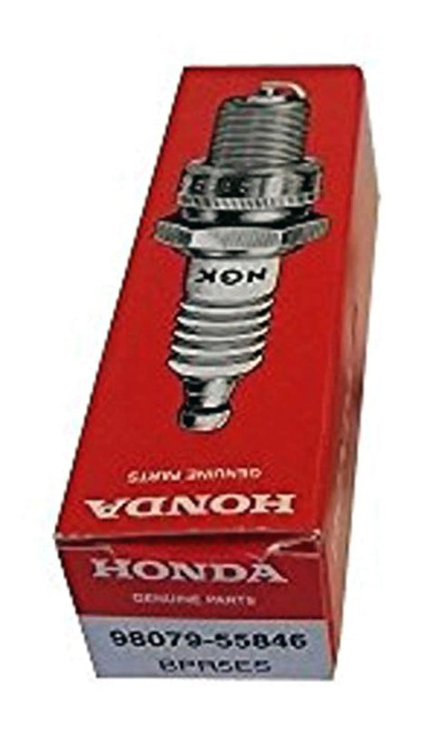 Honda Spark Plug BPR5ES 98079-55846 OEM Replacement retail box, Made in Japan, high performance for cars, ATVs, power equipment