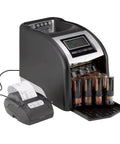4 Row Electric Coin Counter And Sorter With No Fuss Auto Row Advancement And Anti Jam Technology And Digital Counting Display