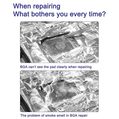 BGA repairing process highlights issues SD360 No Clean Solder Flux Paste Ultra Low Residue Low Smoke Transparent Welding Flux