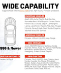 Wide Capability list for Universal OBD II Scanner for All Cars, Engine Fault Code Reader and CAN Diagnostic Tool compatibility.