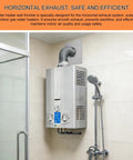 Stainless Steel Wall Thimble For Indoor Gas Water Heater Venting, Retractable 4.25 To 7.5 Inches installed in bathroom