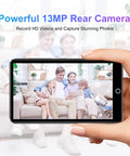 All In One 80GB Bluetooth WiFi MP3 Player With 4.0 Inch IPS Touch Screen, Android Music Player With Built In Camera capturing a family