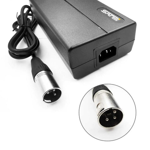 54V Smart Charger For 48V Li-Ion E-Bike And E-Scooter Battery - 2A, 120V AC Input, OVP OCP SCP Protections, UL Listed