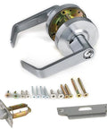 Beefy Privacy Lever Lockset For Commercial Doors Heavy Duty Grade Two Restroom Privacy Function Fits One And Three Quarters Inch Doors