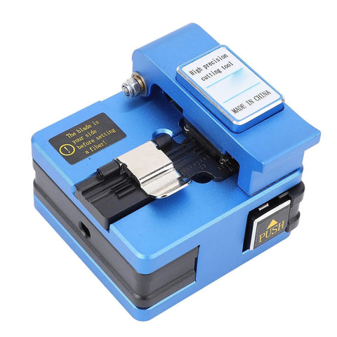 Fabater Fiber Cleaver Universal 3 In 1 Fixture FTTH Fiber Cutting Machine Optical Cutter with Non Slip Base for 0.25Mm and 0.9Mm Optic Cables.