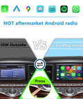 Infiniti QX60 QX80 Q70 And Nissan Pathfinder Armada 2017 2018 2019 Wireless CarPlay And Android Auto Module display comparison