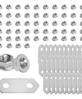 30 Sets Hybrid Battery Repair Kit With Nickel Plated Copper Bus Bars And Stainless Steel Nuts, including cut bus bars and nuts.