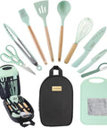 Ultimate Camping Kitchen Utensils Set For Outdoor Cooking Portable Silicone Cookware Kit For RV Trips BBQ Grills Picnic