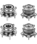 Beefed Up Front And Rear Wheel Hub Bearing Assemblies With ABS For Nissan Rogue 2014 2019 And Rogue Sport 2017 2022 Replacement Kit
