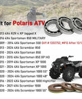 Rear Differential Bearing And Seal Kit For Polaris ATVs And UTVs Including Sportsman 550 850 1000 Scrambler 850 1000 And RZR 4x4