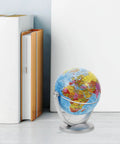 Dope Rotating World Globe With Stand For Adults Educational Decorative Tellurian Ball Smooth Spin Geography Globe on desk