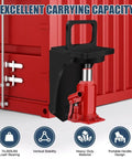 Beefy, Heavy Duty Shipping Container Jack Lug Kit With U Shaped Handle, Bottle Jack Accessories, Built From High Carbon Steel