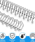 Top Shelf 316 Stainless Steel Conveyor Belt Fasteners 12 Inch Wire Hook Clips, durable interlocking design for reliable industrial use.