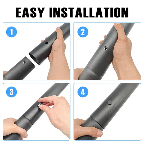 Two Nine Point Five Foot Outdoor Shade Sail Pole Kit With Concrete Brackets Beefy Heavy Duty Metal Posts 2025 Upgraded Anti Bend Frame Tool Free Detachable Assembly Perfect For Patio Garden Deck Backyard And Play Areas